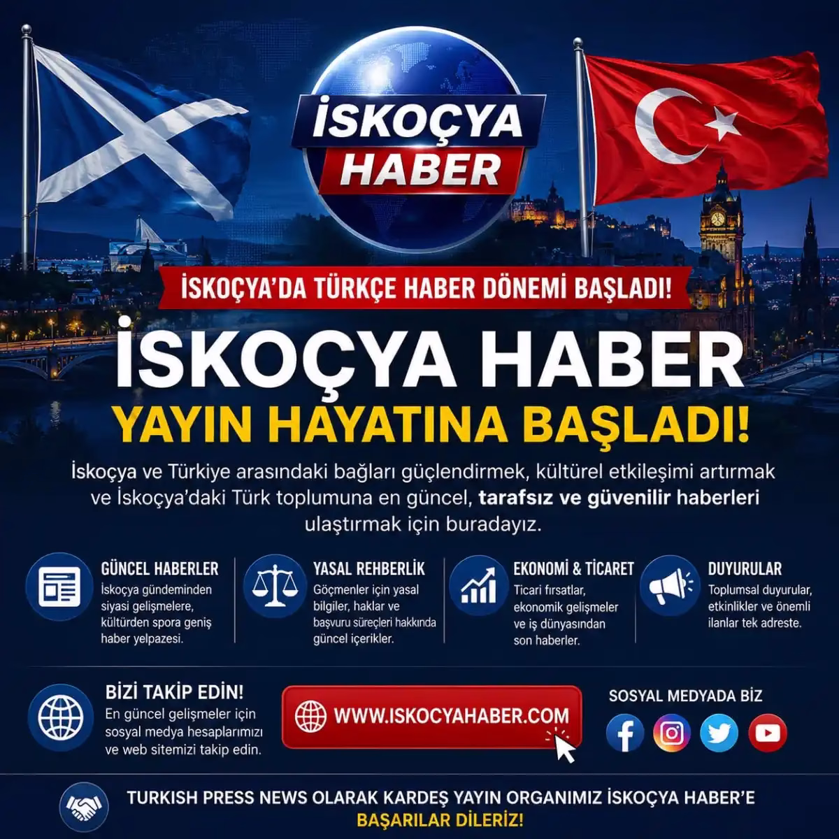 İSKOÇYA – BHA Türkçe yayın yapan ilk haber platformlarından biri