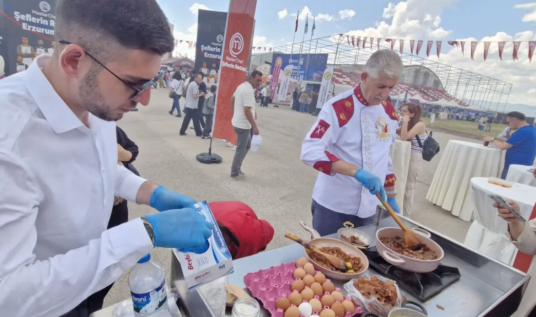 Erzurum Mutfağı MasterChef Şefleriyle Ulusal Vitrine Çıktı MasterChef şeflerini ağırlayan Erzurum, iki gün sürecek gastronomi etkinliğine ev
