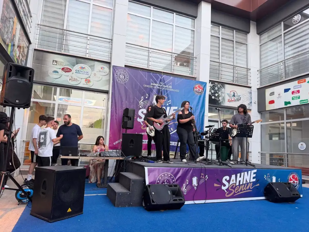Kırıkkale Gençlik ve Spor İl Müdürlüğü tarafından düzenlenen “Sahne Senin”