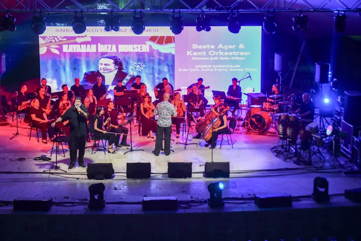 Ankara Büyükşehir Belediyesi, “Ankara Kültür Yaz Sahnesi” etkinlikleri kapsamında Türk