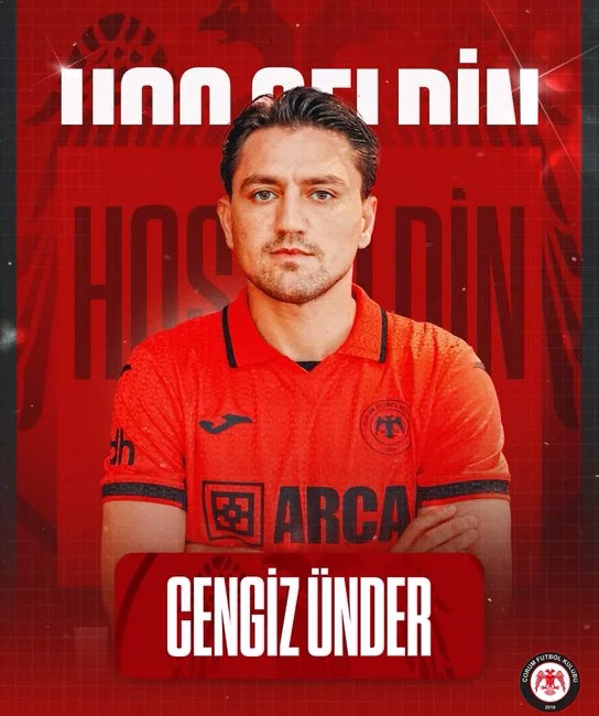 Cengiz Ünder Çorum FK’da! Elvan Şimşek BHA – ÇORUM ARCA Çorum FK’da günlerdir merakla