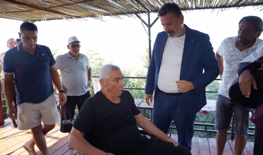 HATAY – BHA Hatay’ın Arsuz ilçesi Belediye Başkanı Sami Üstün, yaşlı,