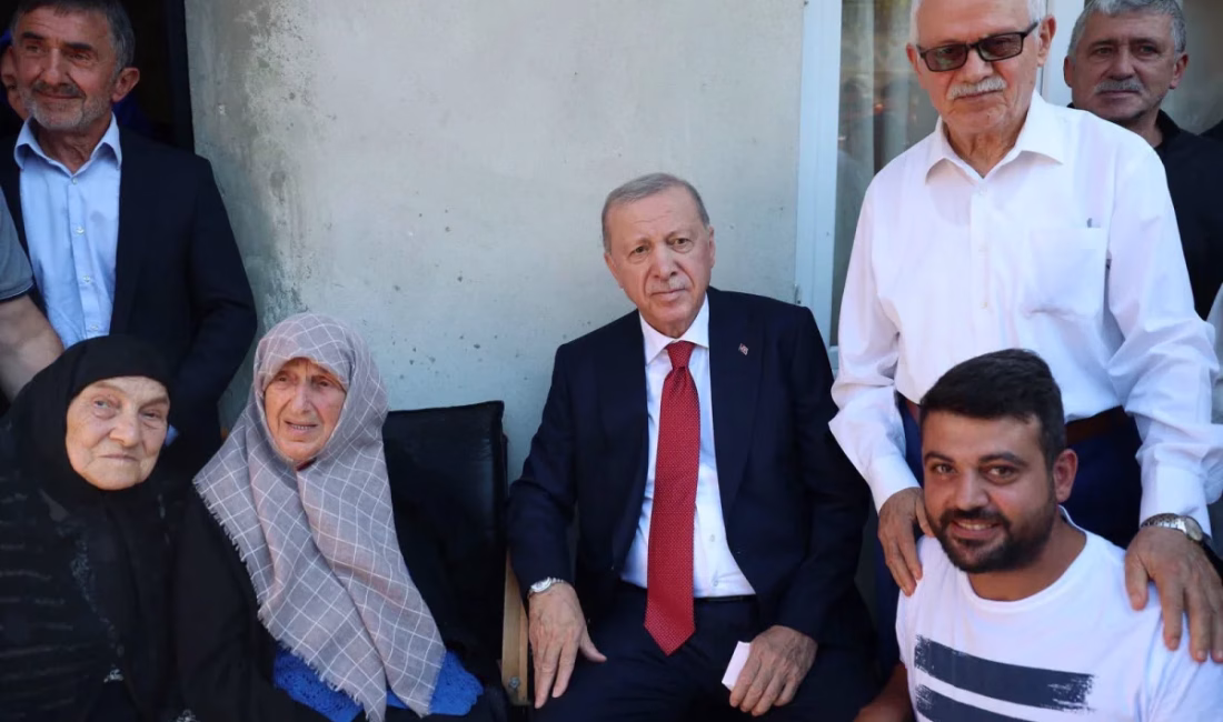 RİZE – BHA  Hafta sonunu memleketi Rize’de geçiren Cumhurbaşkanı Erdoğan,