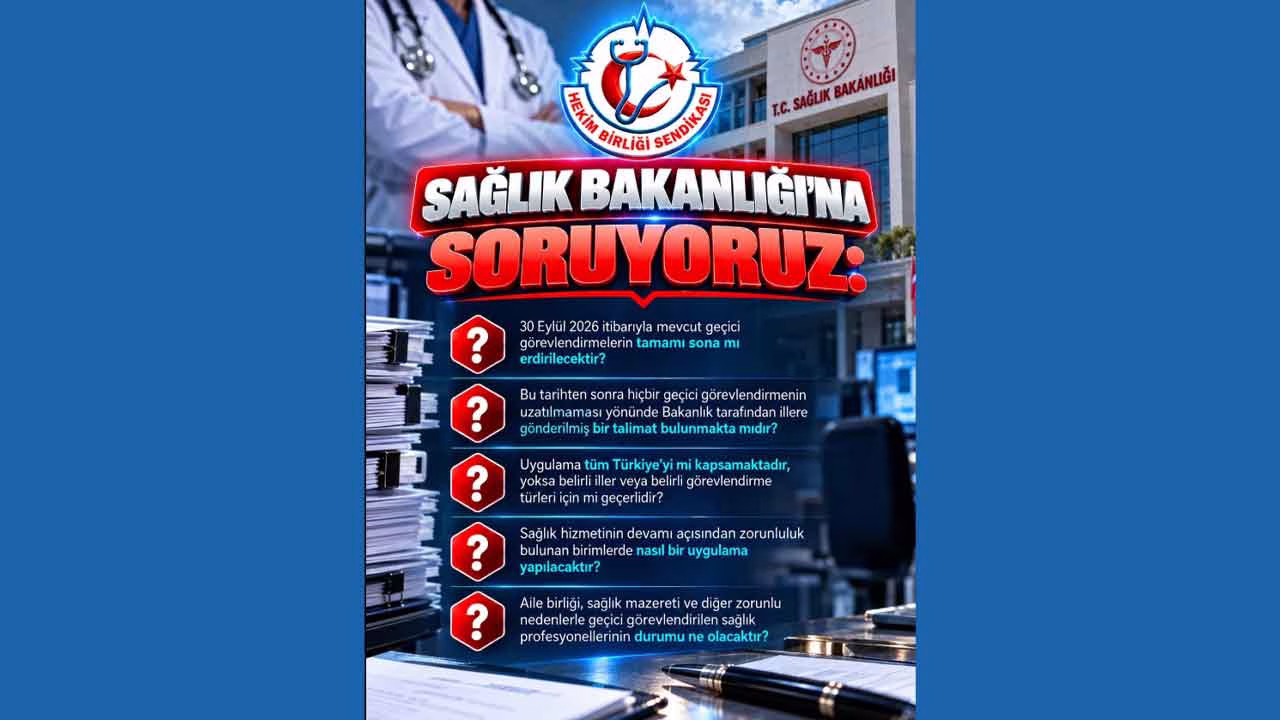 Ana Sayfa › Sağlık › Hekim Birliği’nden geçici görevlendirme açıklaması:
