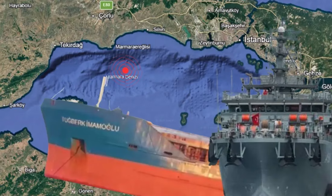İSTANBUL – BHA Marmara Denizi’nde Silivri açıklarında iki ticari geminin