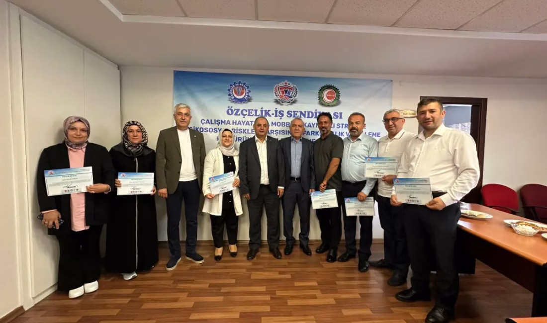 Öz Çelik-İş’ten çalışma hayatında mobbingle mücadele çalışması ANKARA – BHA Özçelik-İş Sendikası ile Çalışma ve Sosyal Güvenlik