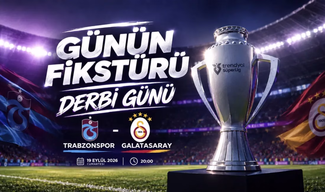 Süper Lig’de günün fikstürü: Trabzonspor-Galatasaray İSTANBUL – BHA Süper Lig’de 6. hafta heyecanı, 19 Eylül