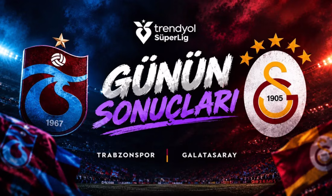 Trabzonspor Galatasaray 4-0 | Süper Lig’de günün sonuçları ANKARA – BHA Trendyol Süper Lig’in 6. haftasında günün dört