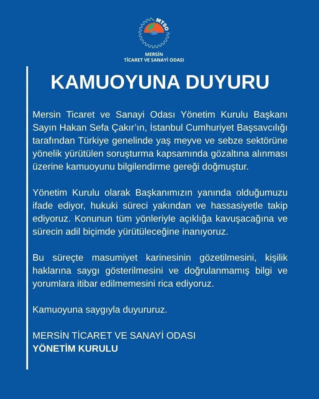 mtso aciklama