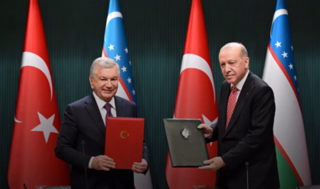 Cumhurbaşkanı Erdoğan ve Mirziyoyev’in görüşmesinin ardından 5 anlaşmaya imza ANKARA – BHA Anlaşmalar; gümrük işlemlerinde bilgi paylaşımı, tercihli ticaret,