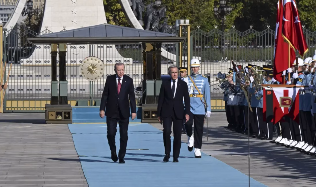 Kanada Başbakanı Carney Cumhurbaşkanlığı Külliyesinde ANKARA – BHA Cumhurbaşkanı Erdoğan ve Kanada Başbakanı Carney’in tören