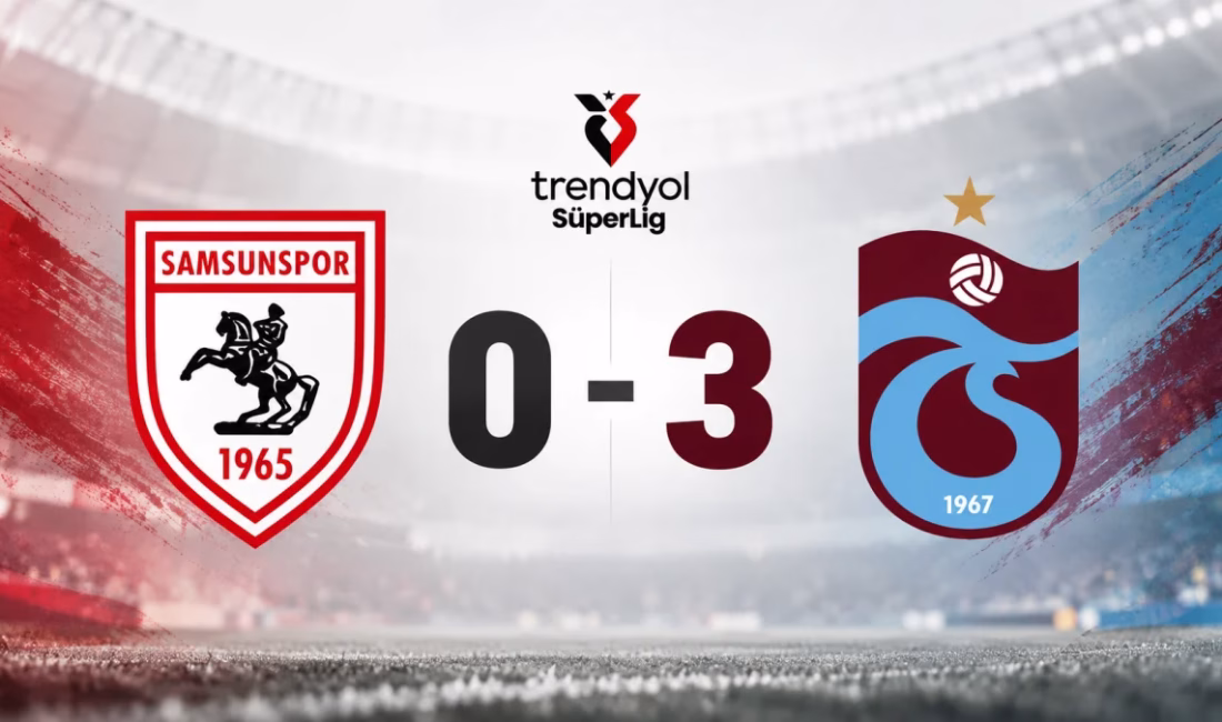 Samsunspor 0-3 Trabzonspor: Karadeniz derbisinde net galibiyet SAMSUN – BHA Trendyol Süper Lig’in 7. haftasında Samsunspor ile