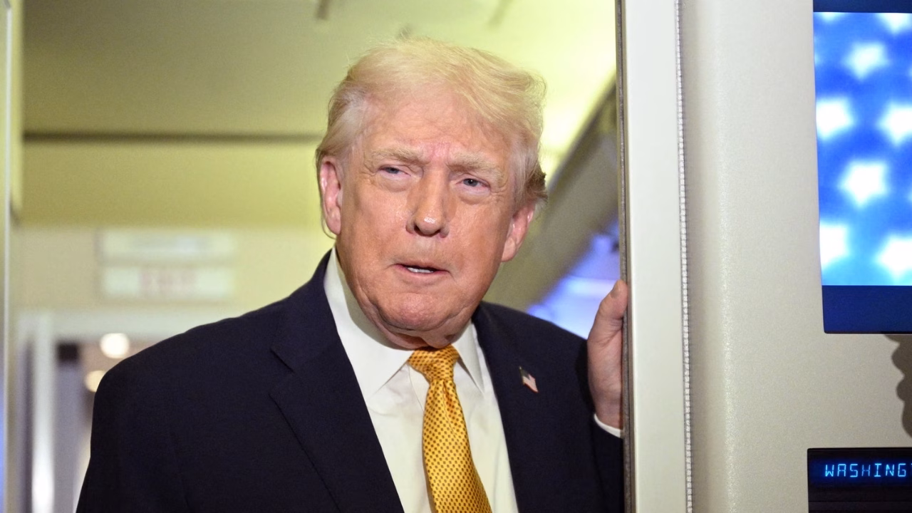 ANKARA-BHA Trump, Florida’daki tatilinin ardından Washington’a dönüşü sırasında uçakta basın