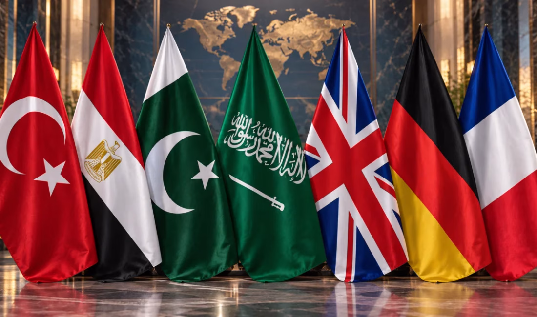 Yedi ülkenin katılacağı diplomasi zirvesi bugün İstanbul’da başlıyor ANKARA – BHA Türkiye, Mısır, Pakistan, Suudi Arabistan, İngiltere, Almanya
